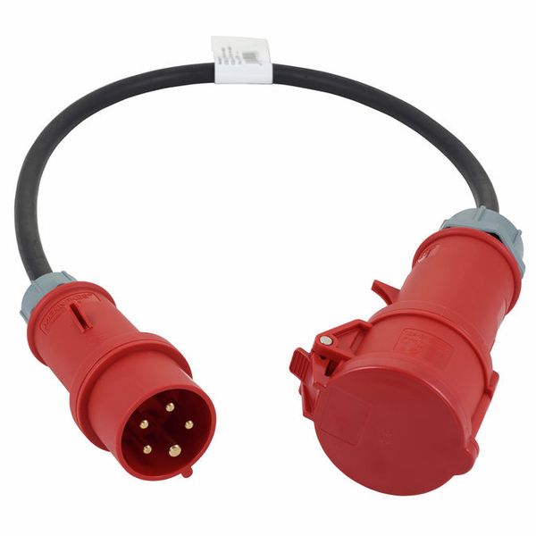 [FLACCEE16R5M-32R5F] Maitinimo adapteris CEE 16A R KIŠTUKAS – CEE 32A R LIZDAS