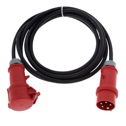 [FLACCEE63AR5-M010] Extension Power Cable  CEE 63AR 10 Meters