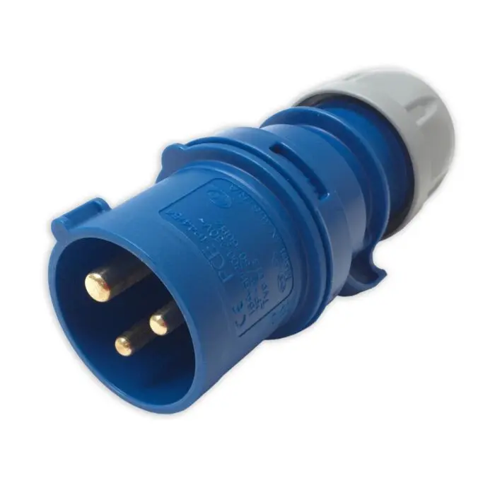 CEE BLUE Male Plug 16A3P6H230V